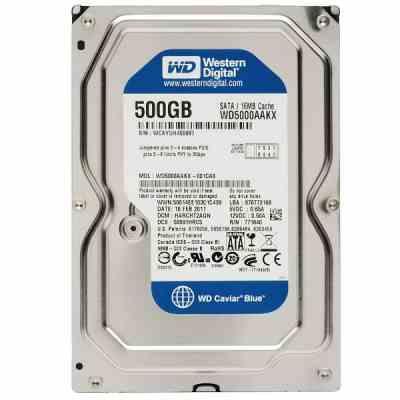 هارد 500گیگ وسترن بلو-H.D.D 500G W/D BLUE