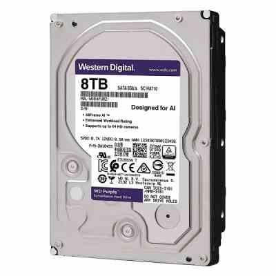 هارد 8ترابایت وسترن بنفش-H.D.D 8T W/D PURPLE